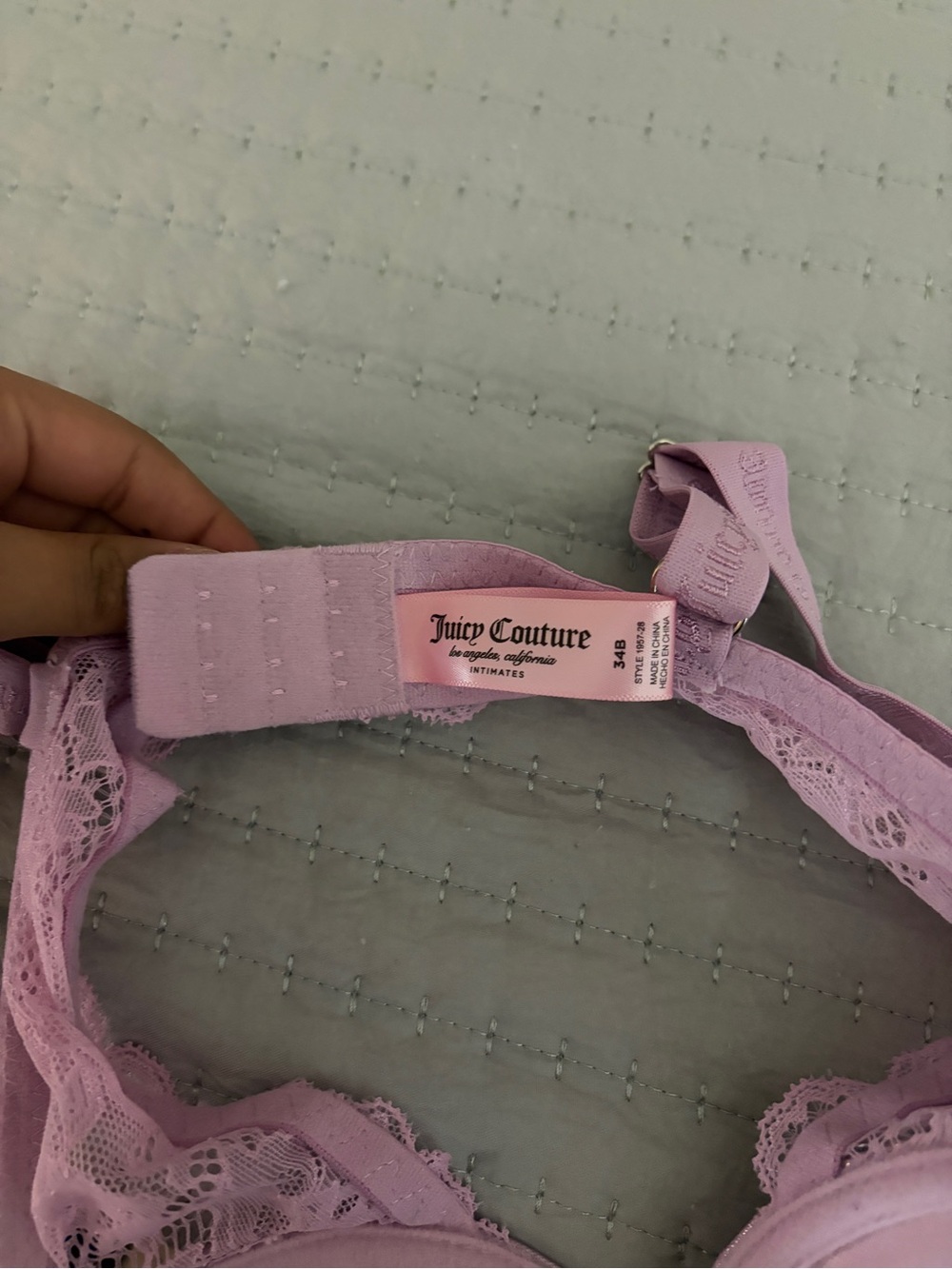 Juicy Couture Lavender Lace Bralette